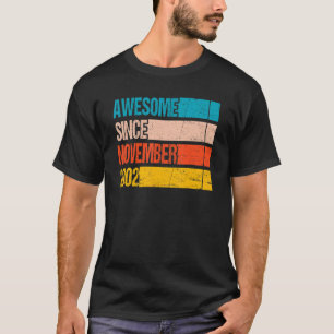 Camiseta Color de banda de color vintage asombroso desde no