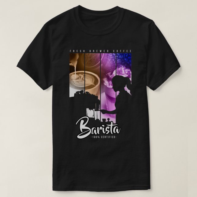 Camiseta Color de Barista (Diseño del anverso)