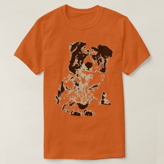 Camiseta Color de borde 5 (Diseño del anverso)