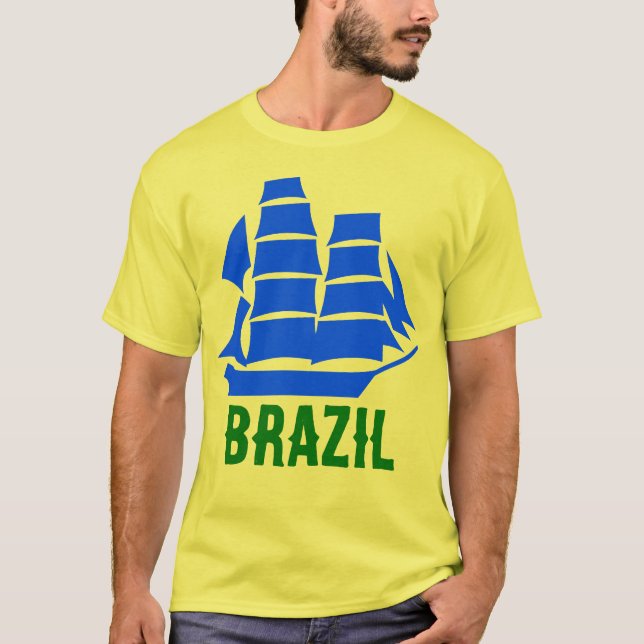 Camiseta Color de Brasil - Barco (Anverso)