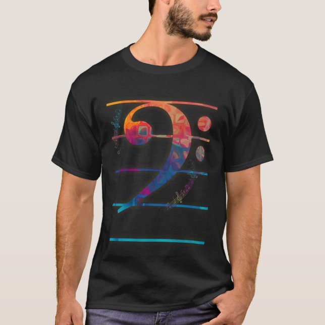Camiseta Color de Clave de Fa (Anverso)