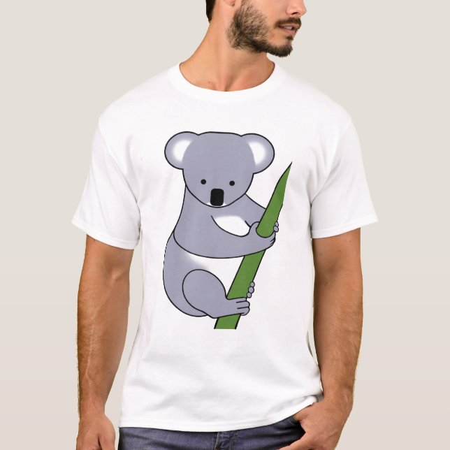Camiseta Color de la koala (Anverso)