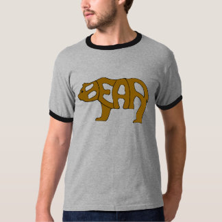Camiseta Color de la palabra del oso