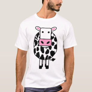 Camiseta Color de la VACA B&W hola-rez