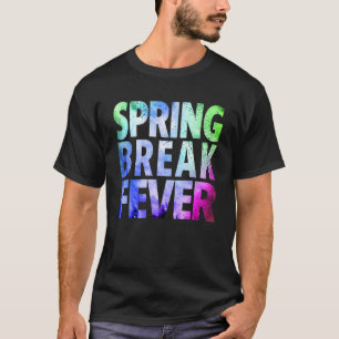 Camiseta Color de la vena de la fiebre de brote de primaver