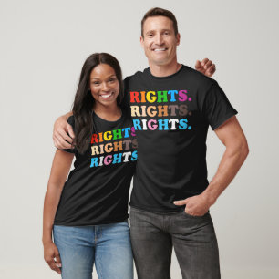 Camiseta Color de los derechos de la asociación de orgullo