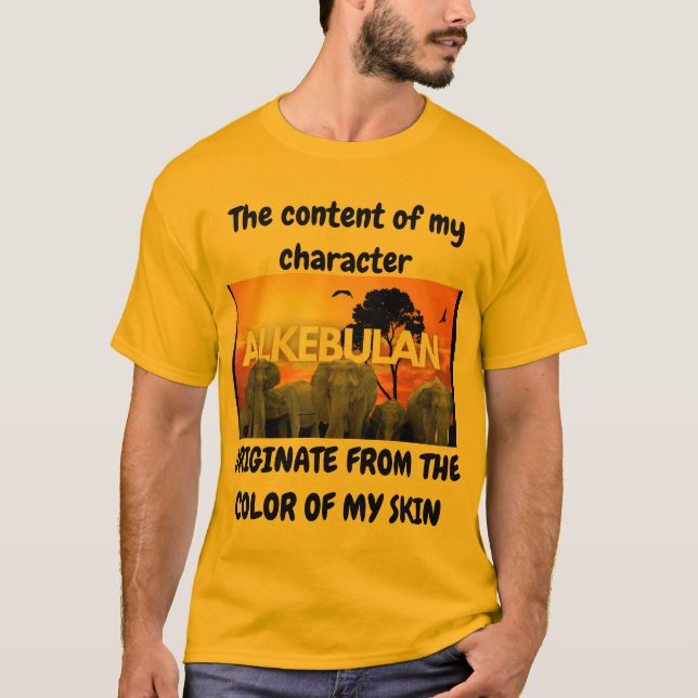 Camiseta Color de mi piel (Anverso)