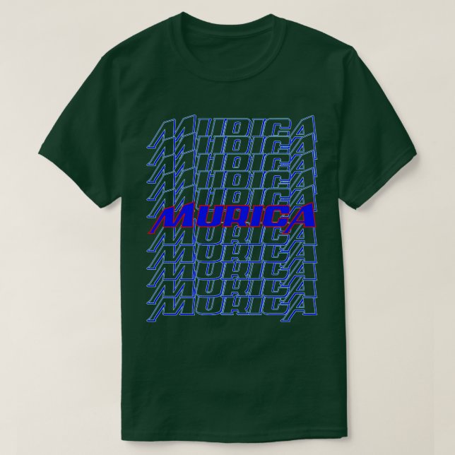Camiseta Color de Murica Neon (Diseño del anverso)