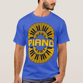 Camiseta Color de oro de piano