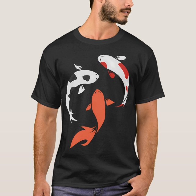Camiseta Color de pez japonés (Anverso)