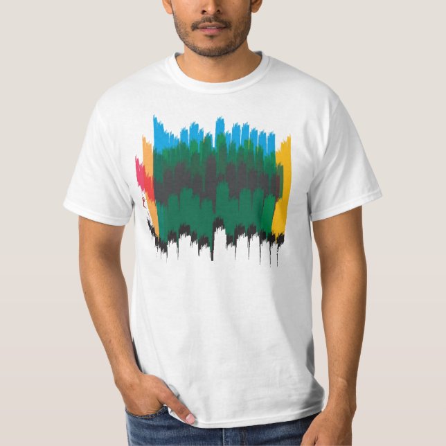 Camiseta Color de Pintura (Anverso)