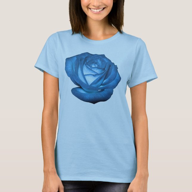 camiseta color de rosa azul (Anverso)