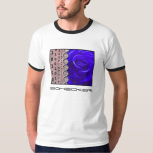 Camiseta Color de rosa cortada