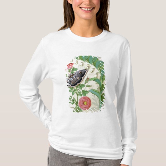 Camiseta Color de rosa y Polygonatum (Anverso)