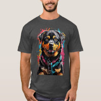 Color de salpicadura del Rottweiler