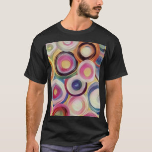 Camiseta Color del degradado, fondo de textura áspero.