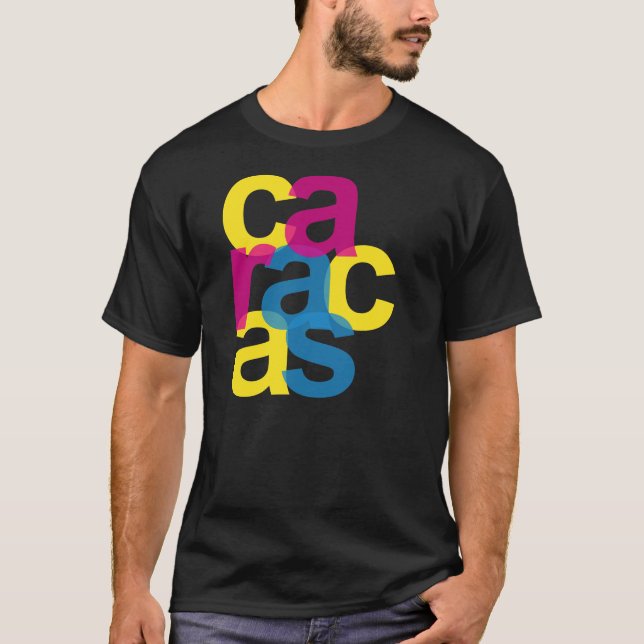 Camiseta Color del en de Caracas (Anverso)