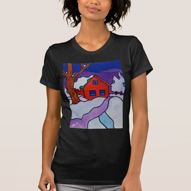 Camiseta Color del invierno por Piliero (Anverso)