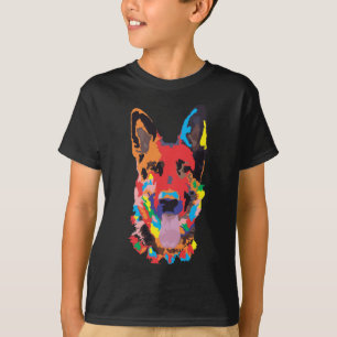 Camiseta Color del pastor alemán