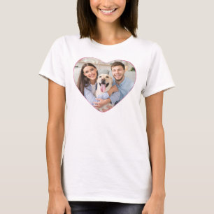 Camiseta Color del Personalizado fotográfico en forma de co