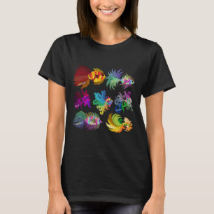 Camiseta Color Fancy Fish De Heather Nafe Art