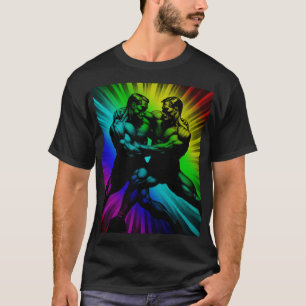 Camiseta Color Flash luchadores homosexuales de Berlín de l