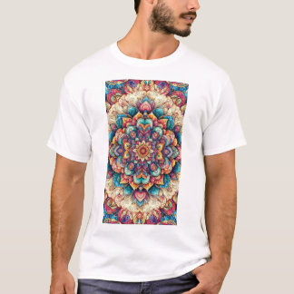 Camiseta color floral