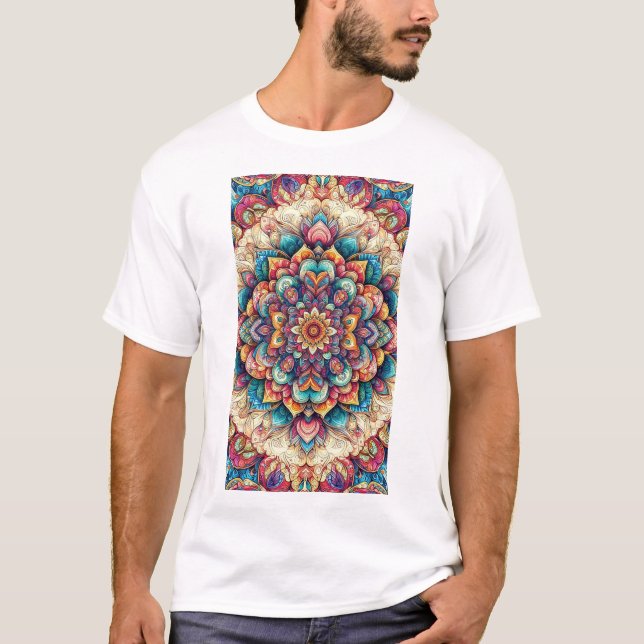 Camiseta color floral (Anverso)