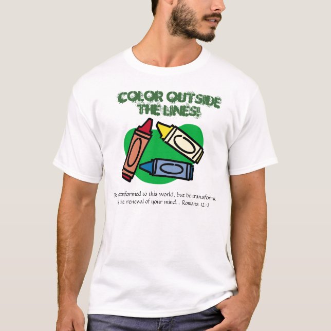 Camiseta Color fuera de las líneas (Anverso)