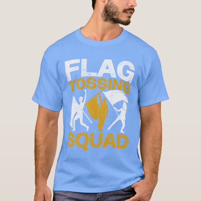 Camiseta Color Guard Colorguard Flagossing Squad girl (Anverso)