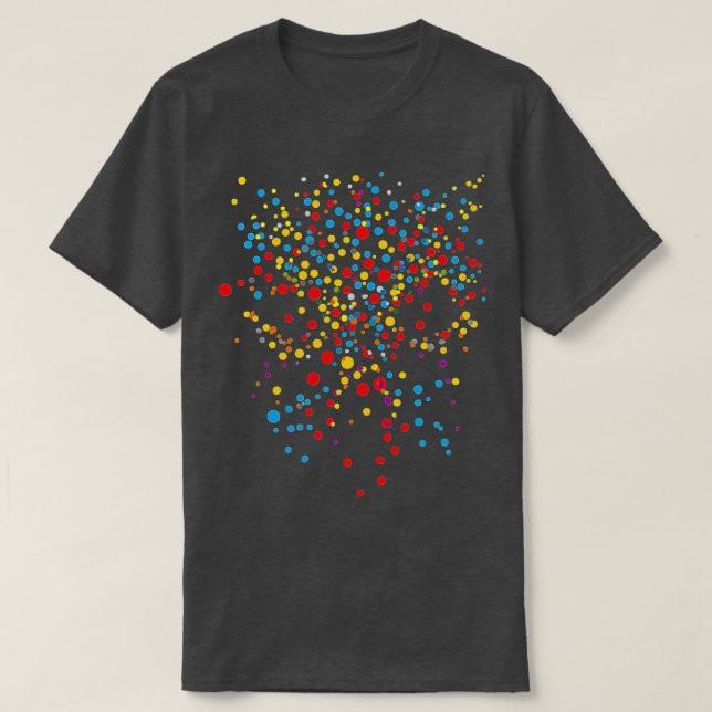 Camiseta Color Horror Dot Face (Diseño del anverso)