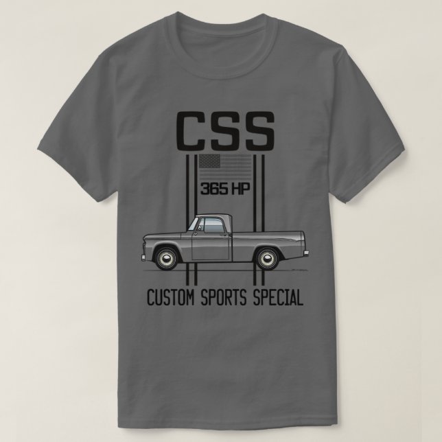 Camiseta Color múltiple CSS (Diseño del anverso)