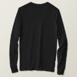 Camiseta Color negro tradicional clásico sin tiempo<br><div class="desc">Clásica camiseta de manga larga y diversión informal accesorio de ropa de declaración de moda impreso con el clásico ilustracion de diseño de arte gráfico de color negro tradicional y selecta colección de productos por la impresión TheFabricSeal en tienda a petición en Zazzle.com #ZazzleMade https://www.zazzle.com/store/thefabricseal TheFabricSeal ©️ Original. El negro...</div>