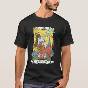 Camiseta Color oculto de la fuerza de la tarjeta Tarot