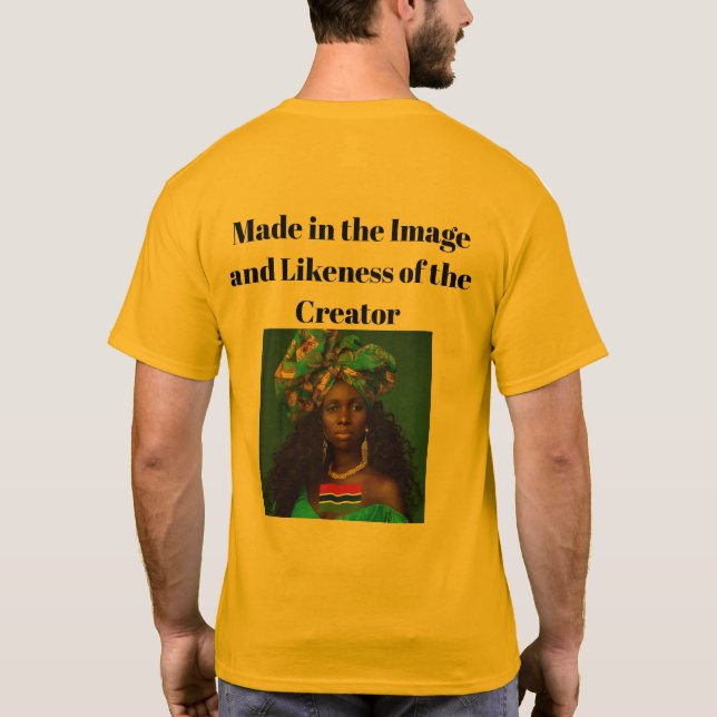Camiseta Color of my skin  (Reverso)