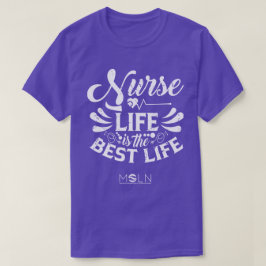 Camiseta color oscuro de la enfermera Life