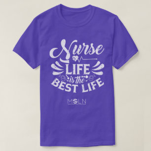 Camiseta color oscuro de la enfermera Life