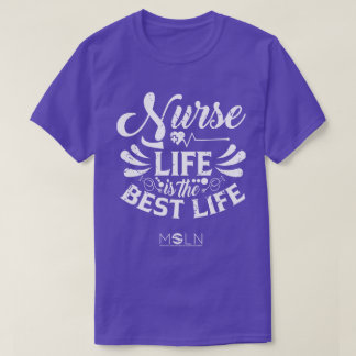 Camiseta color oscuro de la enfermera Life