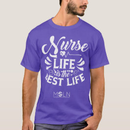 Camiseta color oscuro de la enfermera Life
