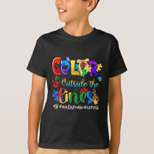 Camiseta Color Outside The Lines Conciencia del Autismo Neu