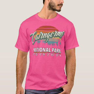 Camiseta Color retro clásico vintage Cairngorms National Pa