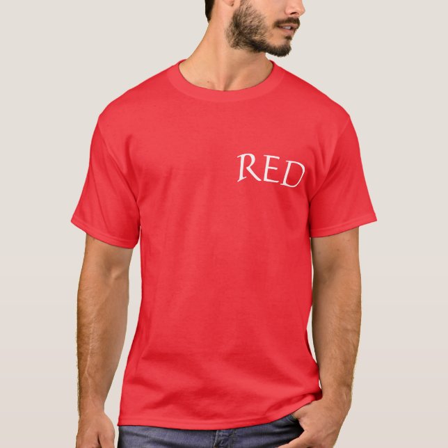 Camiseta Color rojo (Anverso)