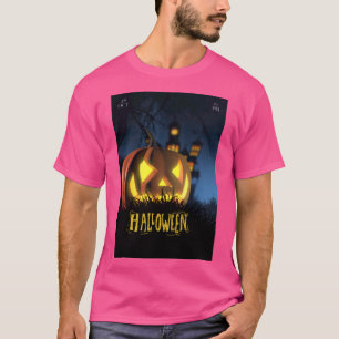 Camiseta color rosa de Halloween