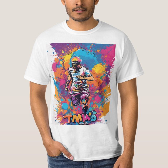 Camiseta "Color Run Spectacular Tee: Vibrante Edition" (Anverso)