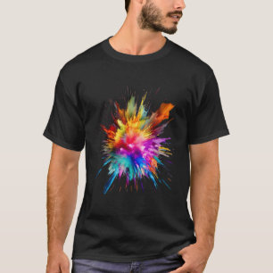 Camiseta Color Splash Fã ¼ R Mã Nner Und Frauen