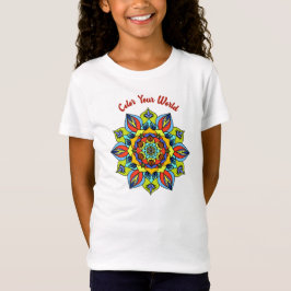 Camiseta Color tu mundo Mandala Niños