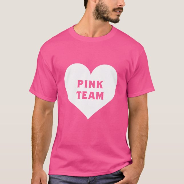 Camiseta Color War Pink Team Shirt (Anverso)