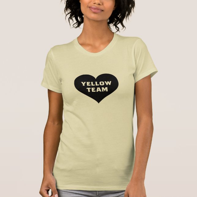 Camiseta Color War Yellow Team Shirt (Anverso)
