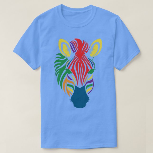 Camiseta Color Zebra 1 (Diseño del anverso)