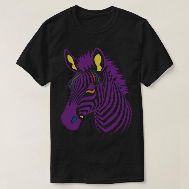 Camiseta Color Zebra 2 (Diseño del anverso)